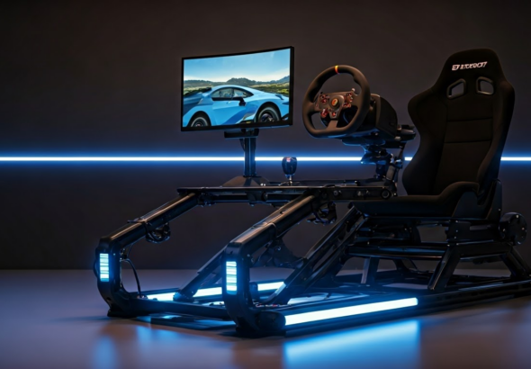 Premium racing simulator setup